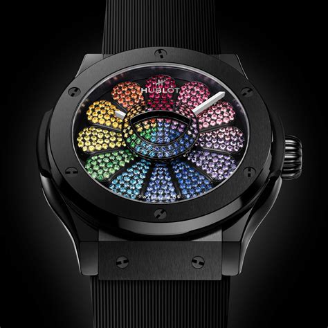 black rainbow watch.